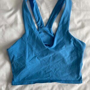 ALO Yoga Cropped Raceback Tank